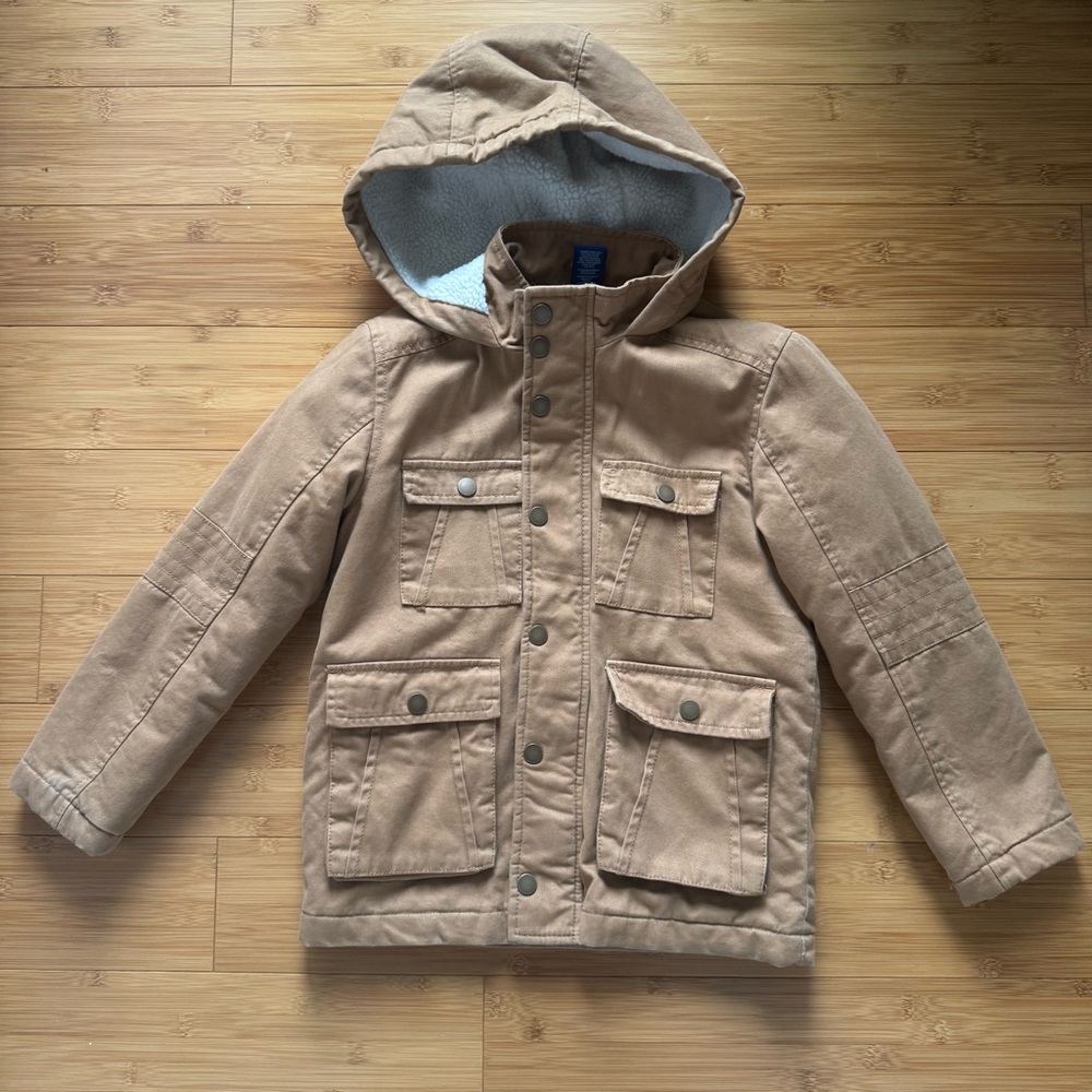 Arizona Jean Co kids’ fleece lined barn coat. Size: 4/5. - Picture 9 of 10